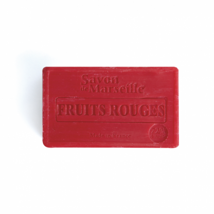 Savon De Marseille 100g Biodégradable LE CHATELARD Fruits Rouge Recto