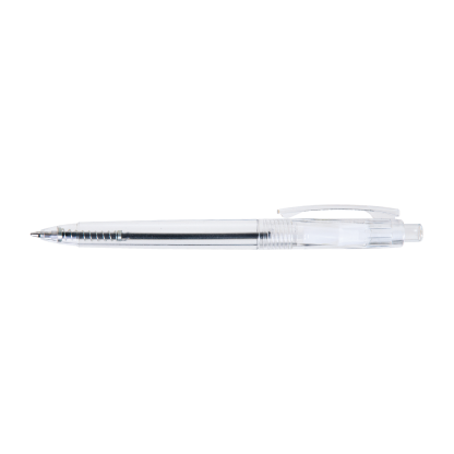 Stylo Bille En PET Recyclé – FANG Blanc Translucide