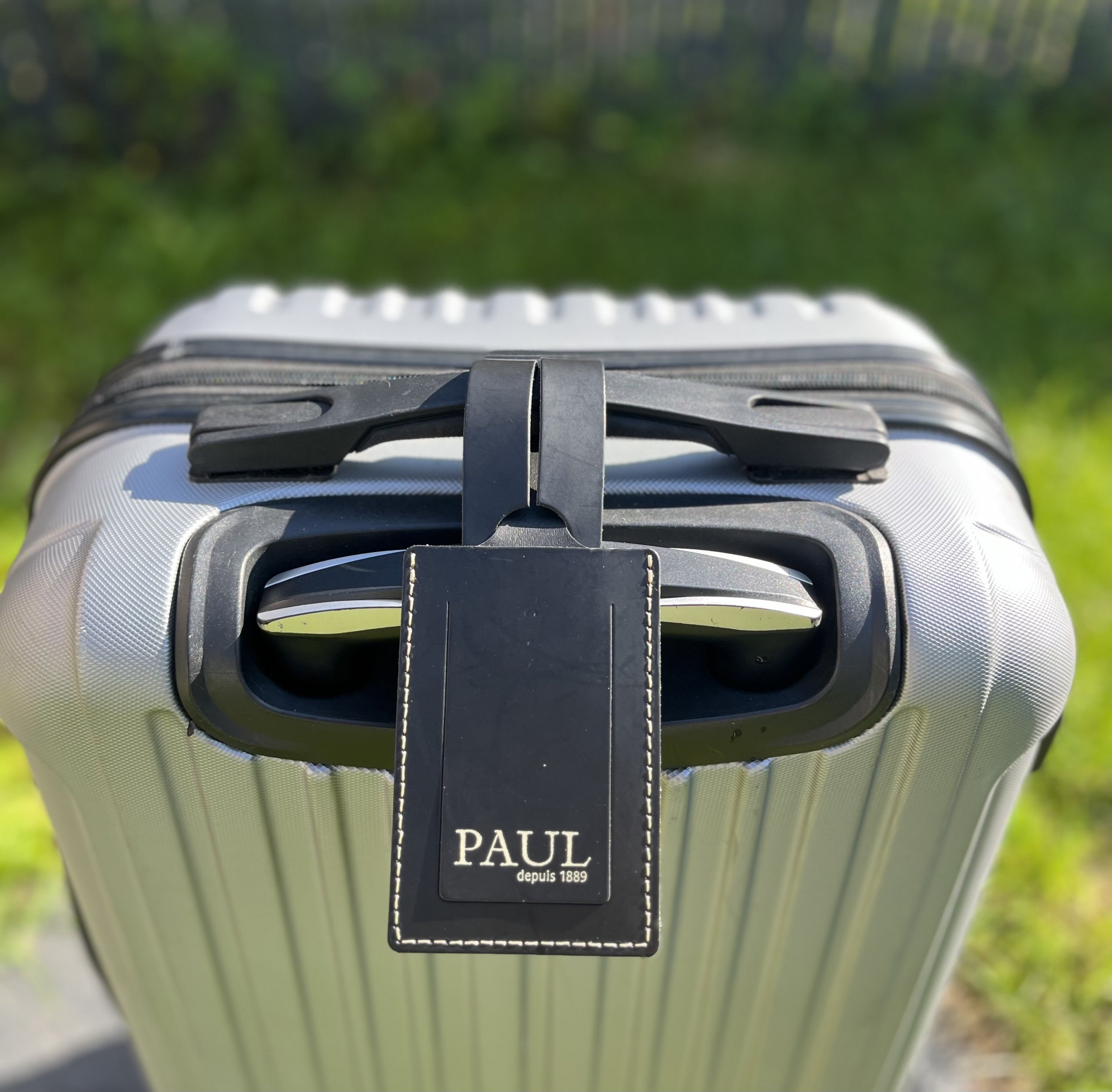 Porte-étiquette pour bagages en cuir recyclé - TOTAL SYNETIC - Avis d'expert