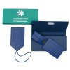 Porte étiquette Pour Bagages En Cuir Recyclé TOTAL SYNETIC Boite Cadeau Porte étiquette Pour Bagages En Cuir Recyclé TOTAL SYNETIC Boite Cadeau