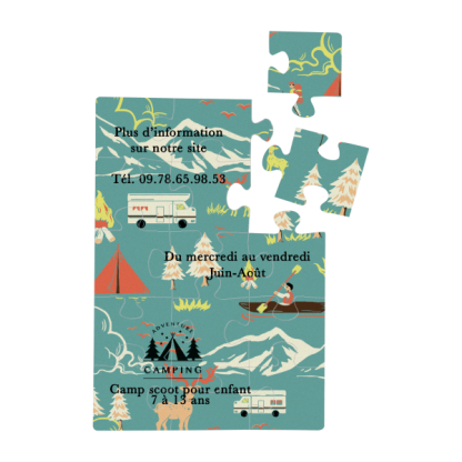 Puzzle Magnétique Sur Mesure En PVC A5