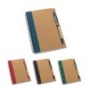 Carnet A5 + Stylo En Carton Naturel Spirale CRAFT Toutes Couleurs