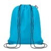 Gym Bag En PET Recyclé 110g SHOOPPET Turquoise Gym Bag En PET Recyclé 110g SHOOPPET Turquoise