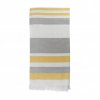 Fouta Serviette En Coton Et PET Recyclés 100x180cm ELMAR Jaune