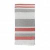 Fouta Serviette En Coton Et PET Recyclés 100x180cm ELMAR Rouge