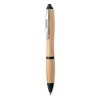 Stylo Bille En Bambou RIO BAMBOO Noir Côté