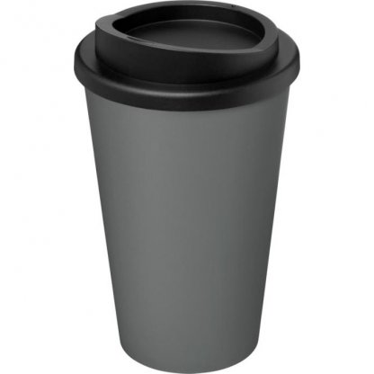 Mug Double Paroi En Plastique Recyclé 350ml Gris Foncé