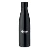 Bouteille Isotherme En Acier Inoxydable 500ml BELO BOTTLE Noir Avec Marquage