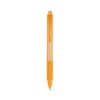 Stylo Bille En Bambou Et Paille De Blé XDFIBRE Orange
