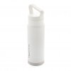 Bouteille Isotherme En Acier Inoxydable 650ml POINIA Logo Blanc