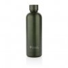 Bouteille Isotherme En Acier Inoxydable Recyclé 500ml BIMPAC Vert Avec Marquage Bouteille Isotherme En Acier Inoxydable Recyclé 500ml BIMPAC Vert Avec Marquage