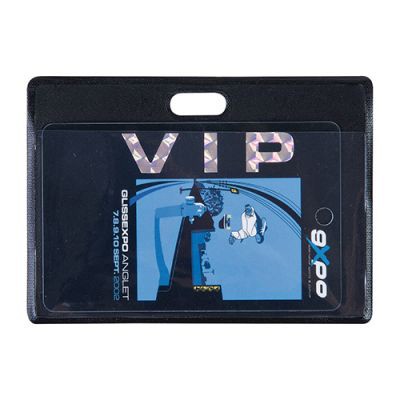 Badge Publicitaire En PVC Horizontal VIP PVB