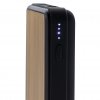 Batterie De Secours Avec Induction Personnalisable En Bambou 8000mAh Indication Niveau Charge POWERBAMB