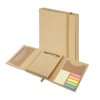 Bloc Notes Publicitaire De Feuilles Repositionnables En Carton Naturel Livre COMPLETO