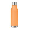 Bouteille En Bouteilles Plastiques Recyclées Et Acier Inoxydable 600ml GLACIER RPET Orange