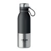 Bouteille Isotherme Personnalisable En Inox Double Paroi 600ml Noir ICELAND