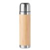 Bouteille Isotherme Publicitaire En Bambou Et Acier Inoxydable 400ml CHAN BAMBOO