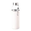 Bouteille Promotionnel En Verre Avec Housse Néoprène 500ml Beige UTAH GLASS