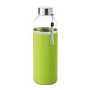 Bouteille Promotionnelle En Verre Avec Housse Néoprène Vert 500ml UTAH GLASS