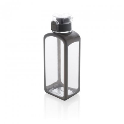 Bouteille Réutilisable En Tritan Personnalisée 600ml Gris SQUARED