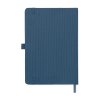 Carnet A5 Couverture Rigide En PET Recyclé CORDI NOTE Bleu Marine De Dos