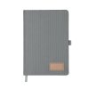 Carnet A5 Couverture Rigide En PET Recyclé CORDI NOTE Gris