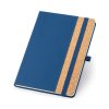 Carnet A5 Personnalisable En Liège Et Polyuréthane Bleu TORDO Carnet A5 Personnalisable En Liège Et Polyuréthane Bleu TORDO