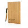 Carnet A5 + Stylo En Bambou Personnalisé Avec Logo XDBAMB