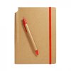 Carnet A5 + Stylo Personnalisable En Carton Recyclé Avec Stylo BIONOTE Carnet A5 + Stylo Personnalisable En Carton Recyclé Avec Stylo BIONOTE
