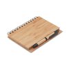 Carnet A5 + Stylo Publicitaire En Bambou A Plat BAMBLOC Carnet A5 + Stylo Publicitaire En Bambou A Plat BAMBLOC