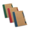 Carnet A5 + Stylo Publicitaire En Carton Naturel CRAFT