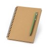 Carnet A6 Publicitaire En Carton Naturel Avec Stylo ROCK