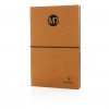Carnet De Notes A5 Publicitaire En Cuir Recyclé Naturel Avec Logo ECO VOYAGE