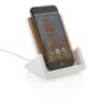 Chargeur Personnalisable à Induction En Bambou Vertical 5W ONTARIO Chargeur Personnalisable à Induction En Bambou Vertical 5W ONTARIO
