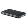 Chargeur Solaire Publicitaire En Aluminium 4000mAh Noir SOLARFLAT