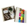 Coffret Duo Caféier Et Chocolat Dans Coffret En Bois Personnalisé Bandeau Standard COFFRET CAFEIER