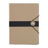 Conférencier A5 Promotionnel En Carton Recyclé Fermeture élastique ARCO