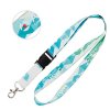 Cordon Tour De Cou Avec Boucle Détachable Personnalisé En Bouteilles Plastiques Recyclées Couleurs LANYARD