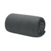 Couverture Polaire En Bouteilles Plastiques Recyclées MUSALA RPET Gris Roulé Couverture Polaire En Bouteilles Plastiques Recyclées MUSALA RPET Gris Roulé