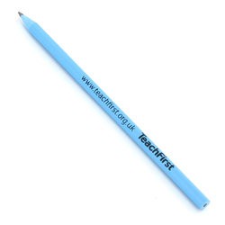 Crayon Graphite Publicitaire En Boitiers CD Recyclés Bleu Ciel CDCASE