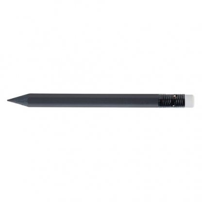 Crayon Noir Publicitaire En Bois Certifié Petit Hexagonal PRESTIGE BLACK