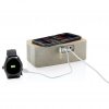 Enceinte Bluetooth Avec Chargeur Induction Personnalisable En Paille De Blé En Charge BADGEROD