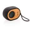 Enceinte Bluetooth Personnalisée En Bambou Et Tissu écologique Avec Marquage BAMBOO X