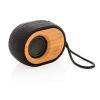 Enceinte Bluetooth Publicitaire En Bambou Et Tissu écologique BAMBOO X