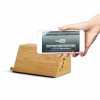 Enceinte Interactive Bluetooth Personnalisable Avec Chargeur Induction En Bois WOODSONG
