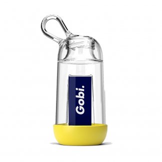 Gourde éco-conçue publicitaire en Tritan - 250ml - GOBI MINI - Citron