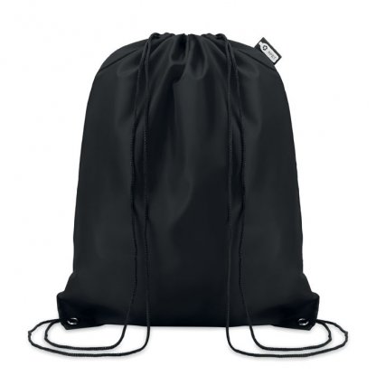 Gym Bag Personnalisable En Bouteilles Plastiques Recyclées Noir 110g SHOOPPET