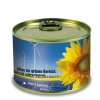 Kit De Plantation Dans Boite De Conserve En Métal Publicitaire Eolienne LA NATURE EN CONSERVE