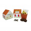 Kit De Plantation Dans Maisonnette Personnalisée En Carton Recyclé Ouvert DEVELOPPEMENT DURABLE