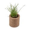 Kit De Plantation Personnalisable Dans Pot Rond En Liège Herbes POT ROND LIEGE